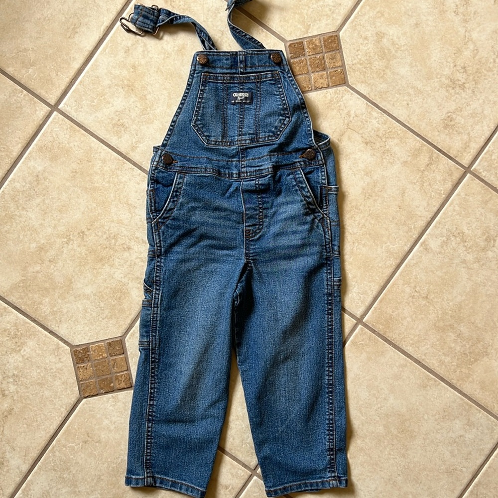 Kids denim overalls